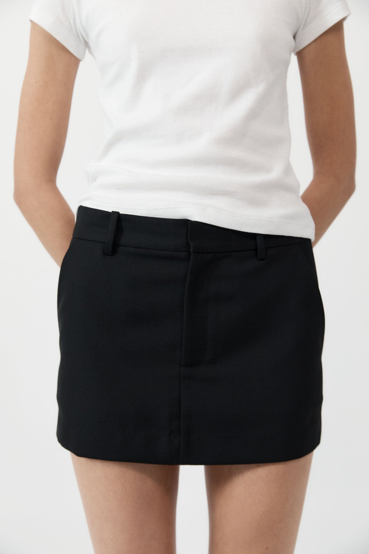 Carter Mini Skirt - Black - 3