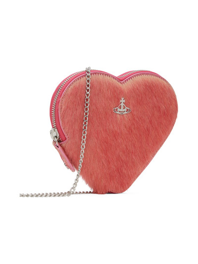 Vivienne Westwood Pink Heart Crossbody Bag outlook