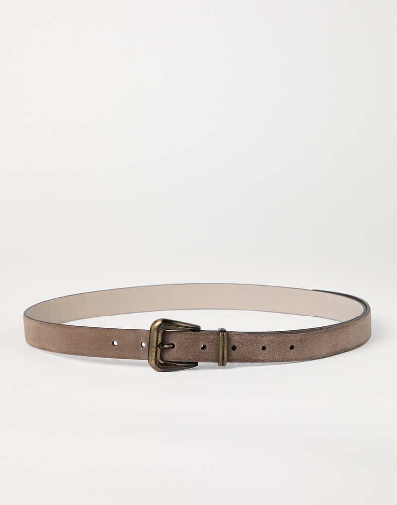 Suede calfskin belt 1