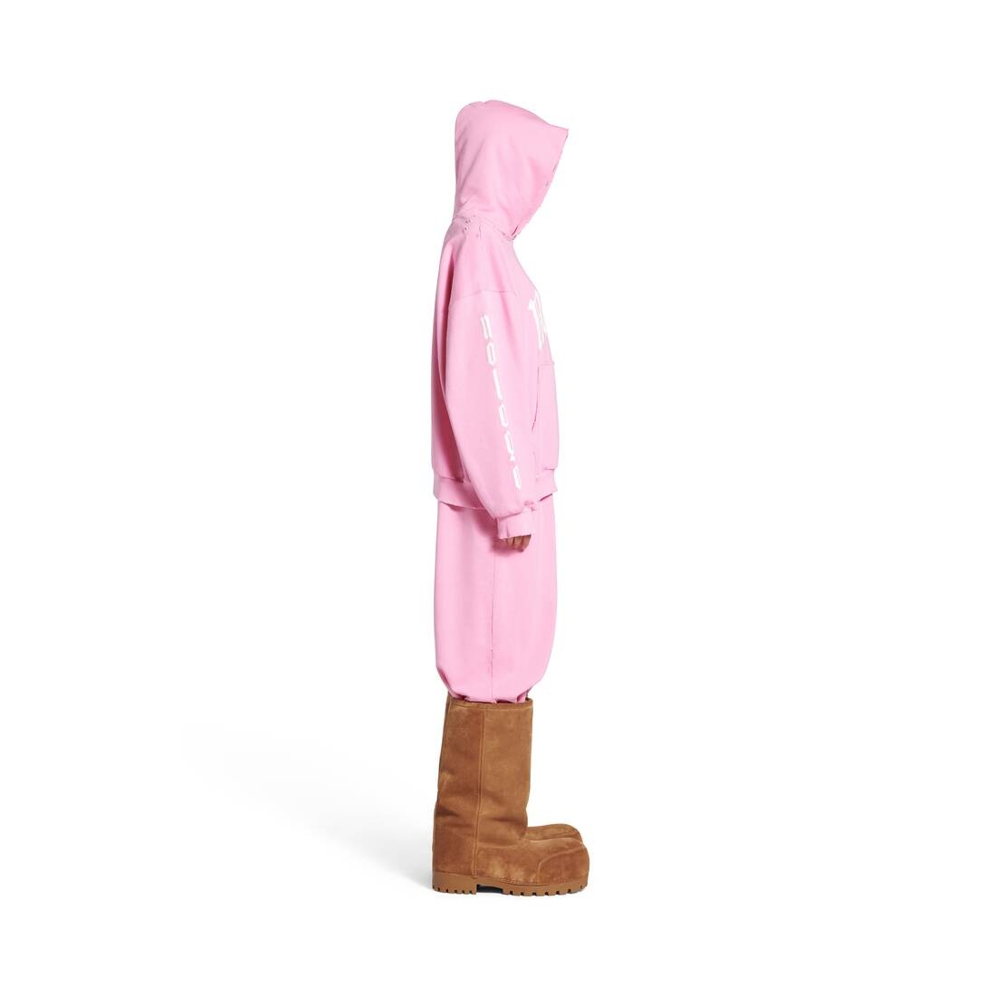 Nologo Hoodie Medium Fit in Light Pink - 3