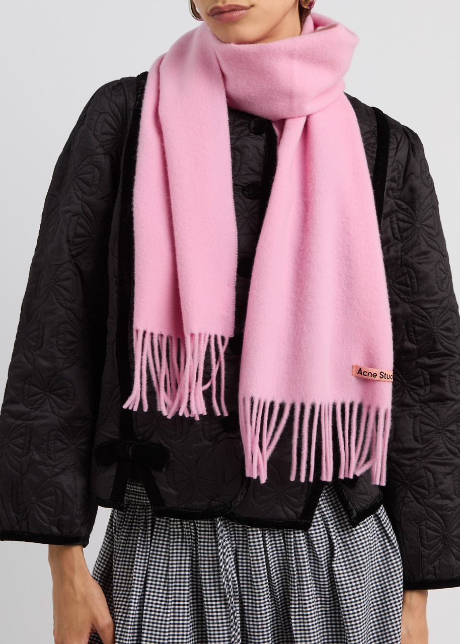 Canada fringed wool scarf - 2