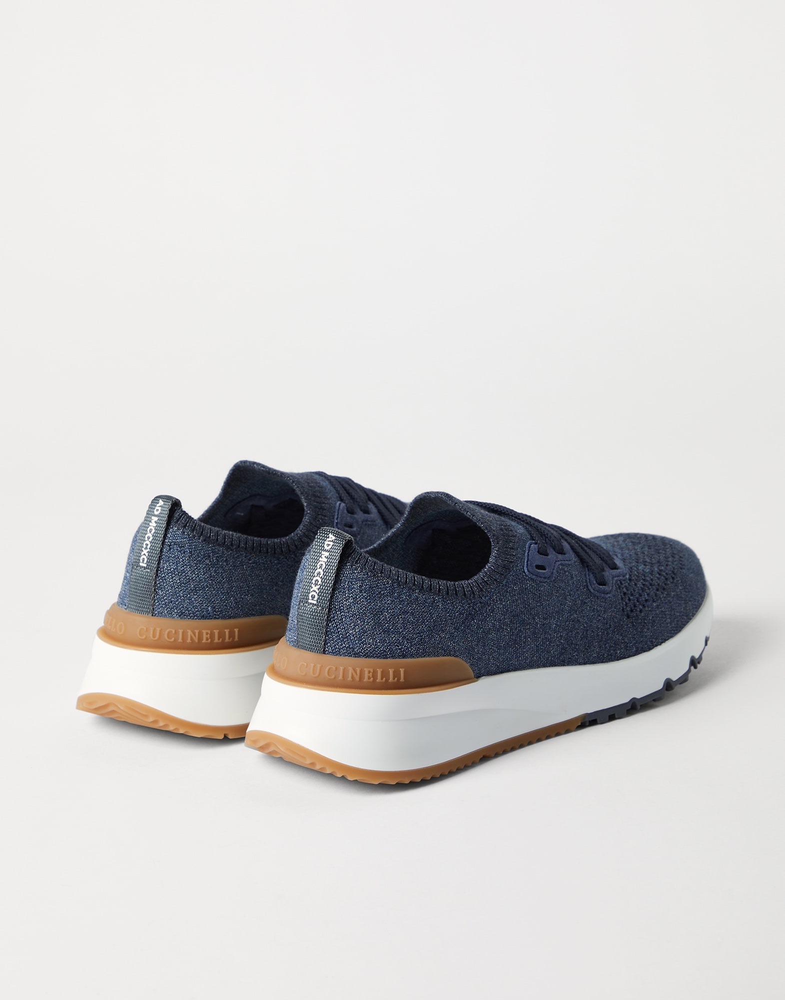 Cotton chiné knit runners - 2