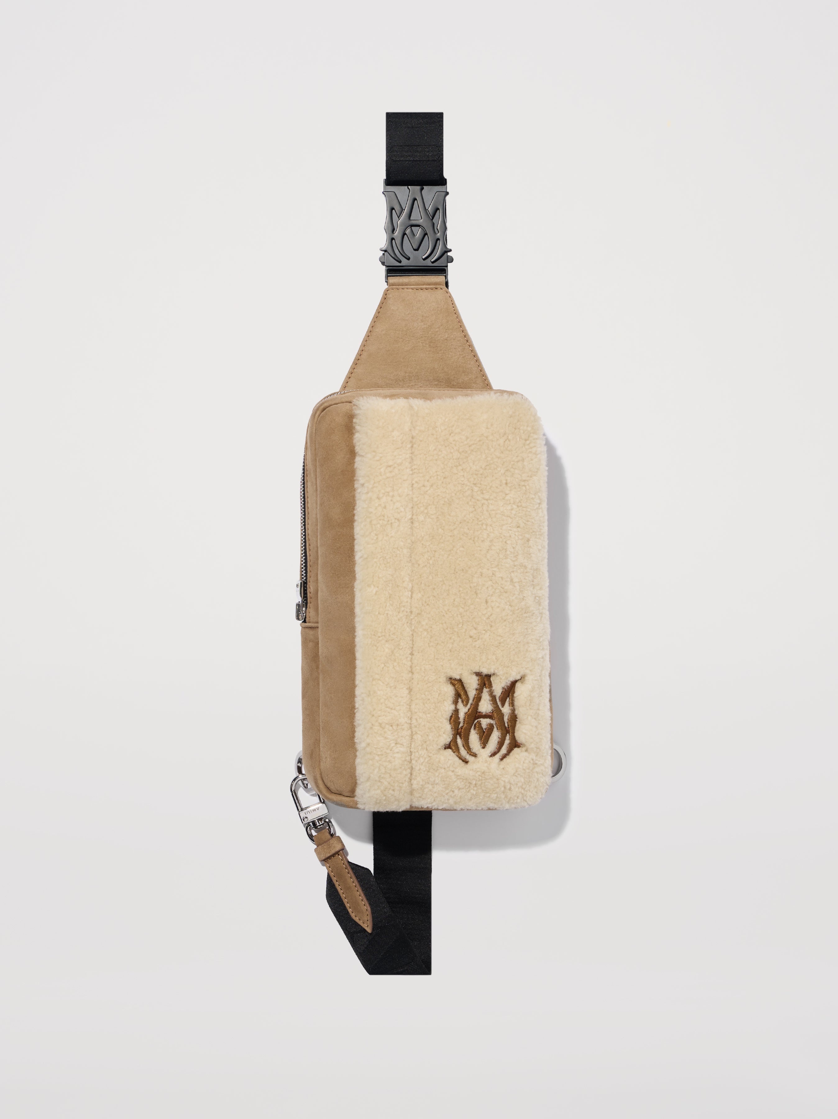 M.A. SHEARLING SLING BAG - 1