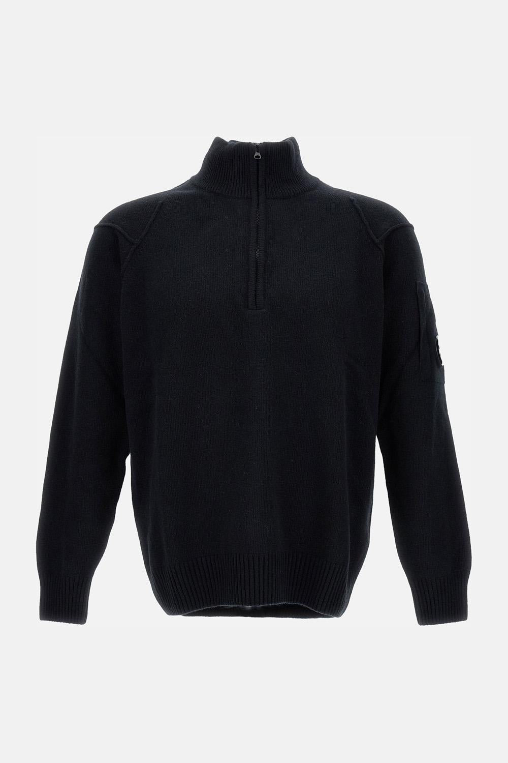 POLO SWEATSHIRT WITH ZIP - 1