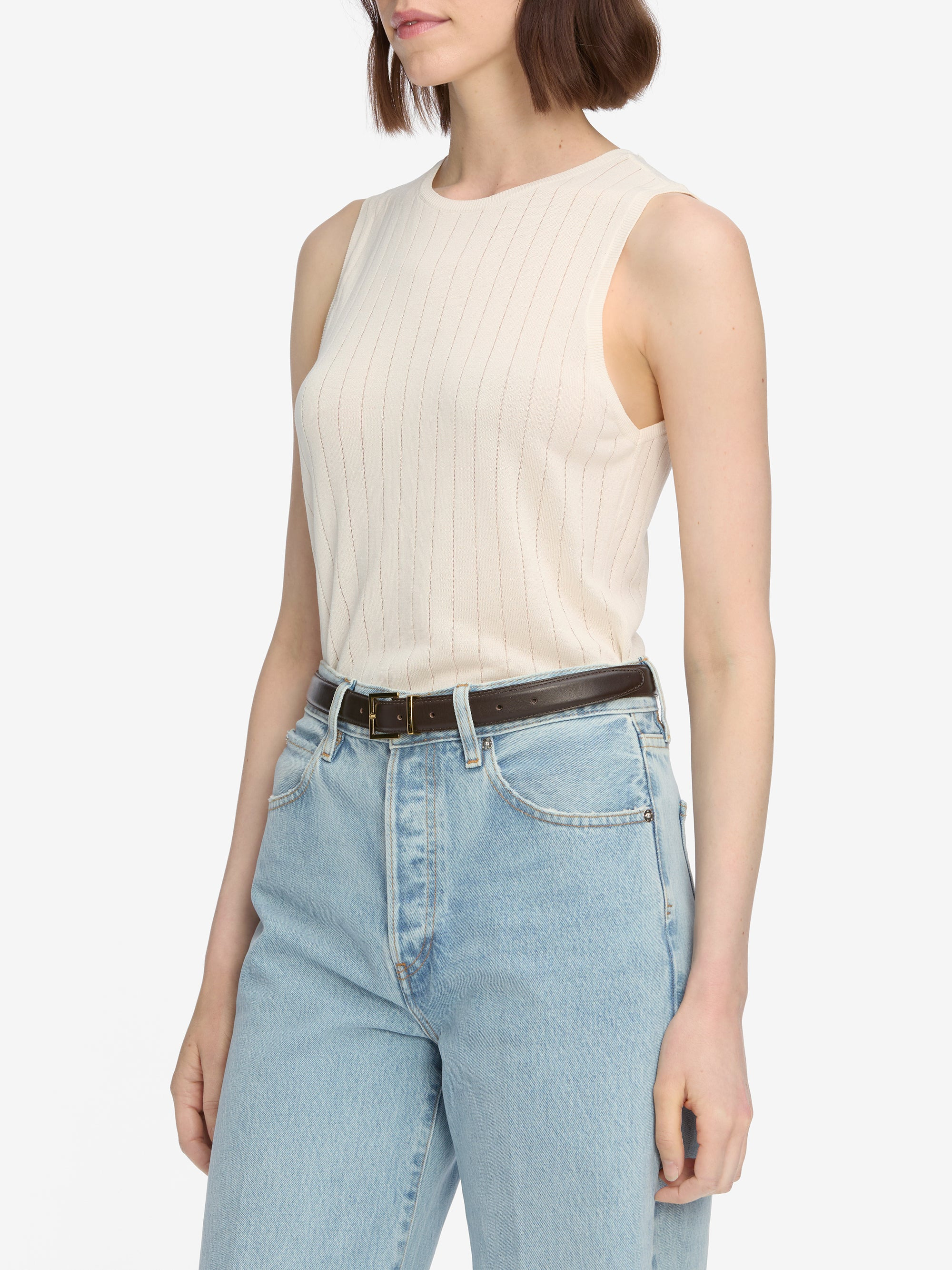 The Ladder Tank in Cream - 5