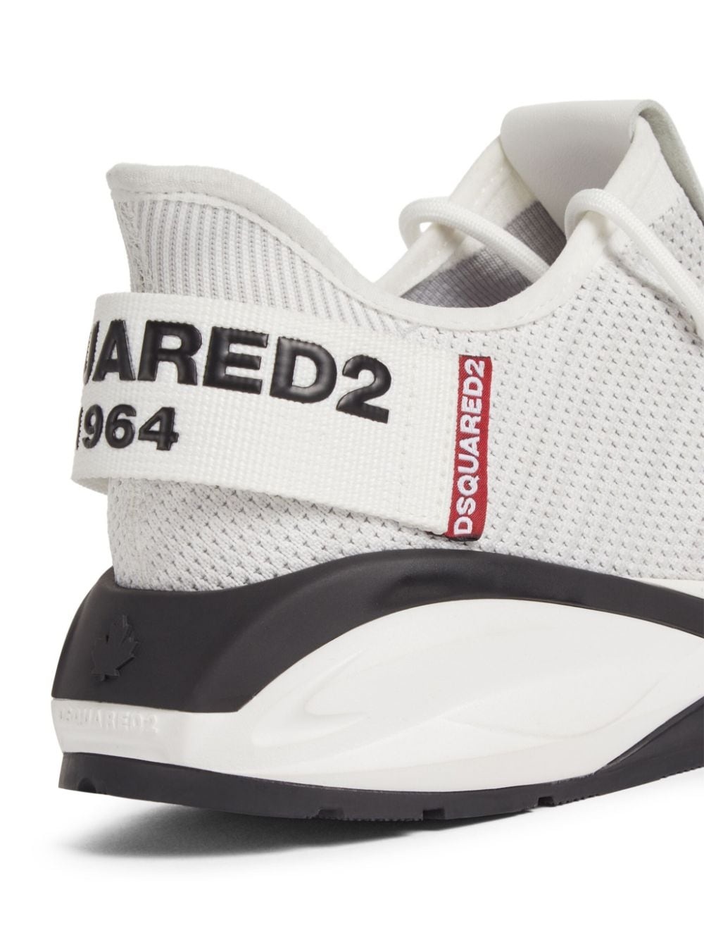 logo-tape low-top sneakers - 4