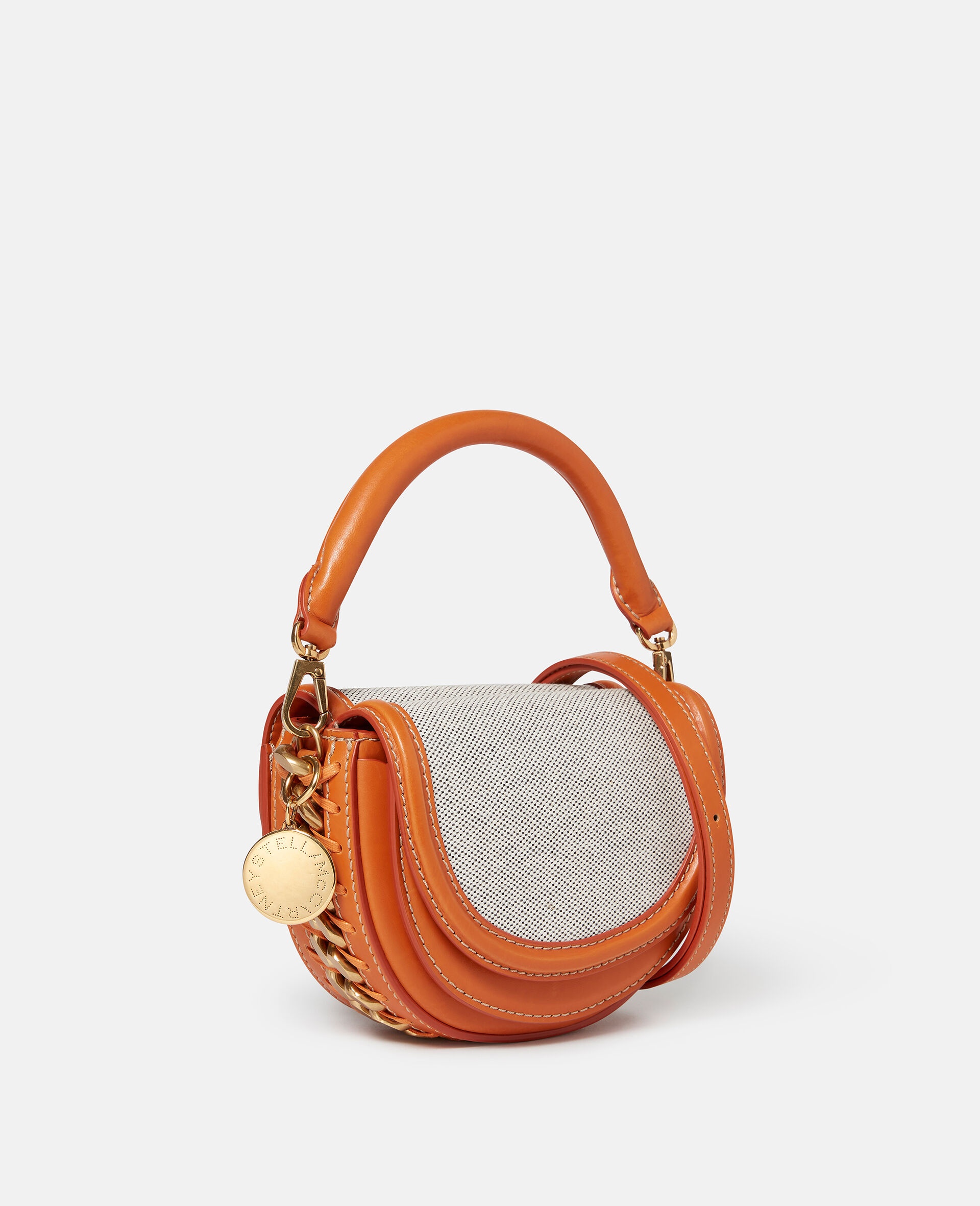 Frayme Cotton Canvas Double Flap Shoulder Bag 2