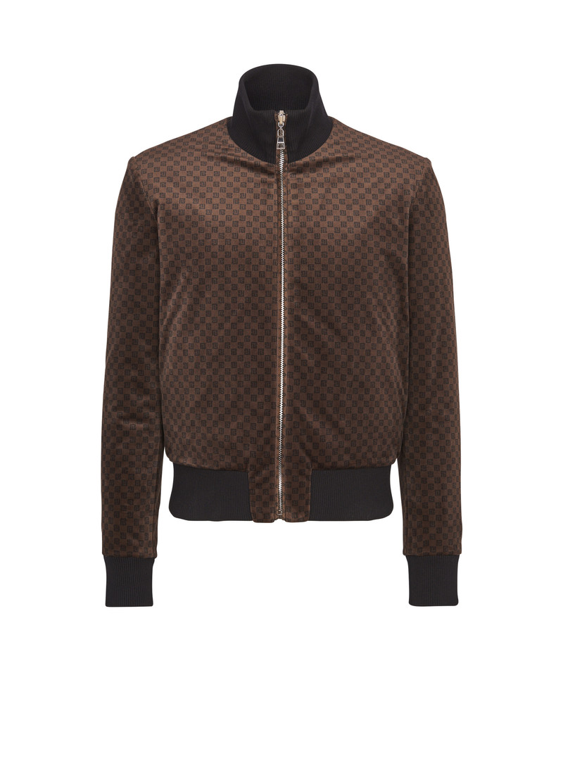 Reversible mini monogrammed bomber 1