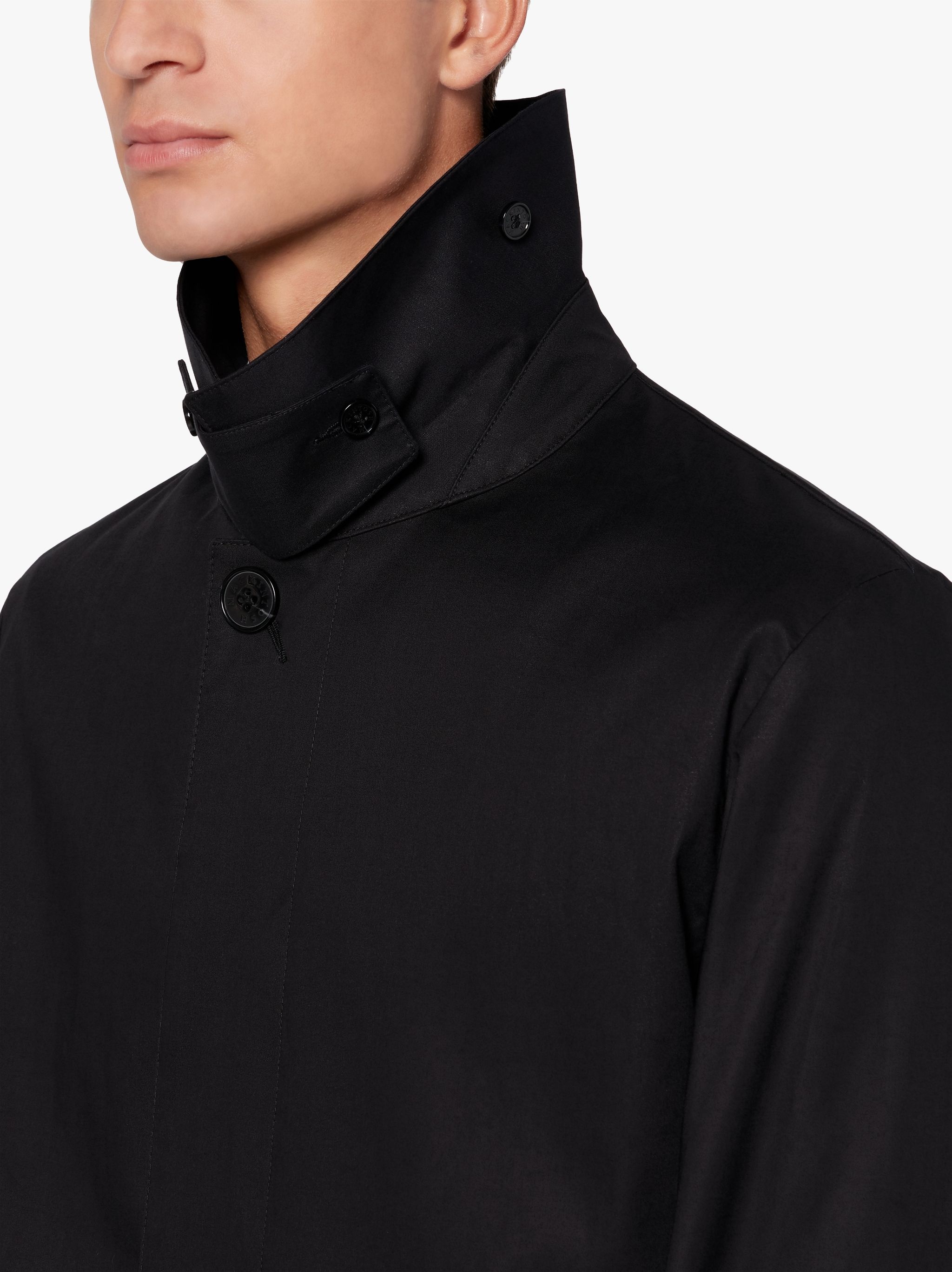 MANCHESTER BLACK RAINTEC COTTON 3/4 COAT | GMC-107 - 5