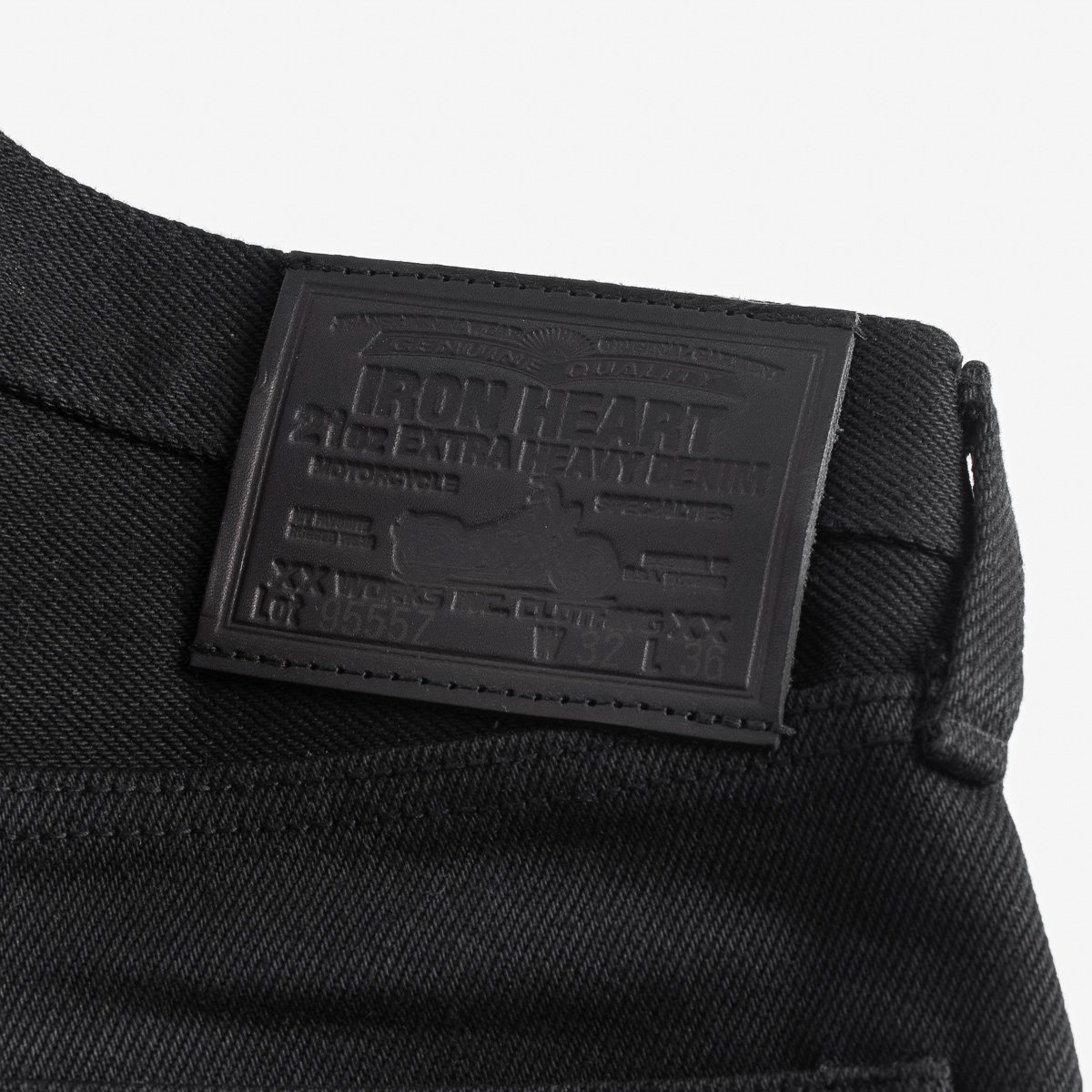21oz Non-Fade Denim Super Slim Cut Jeans – Superblack - 10