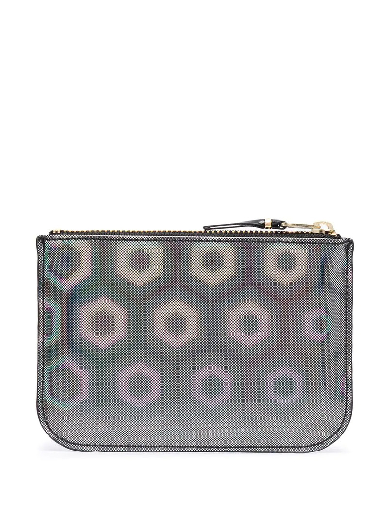 Comme Des Garçons geometric zipped wallet outlook