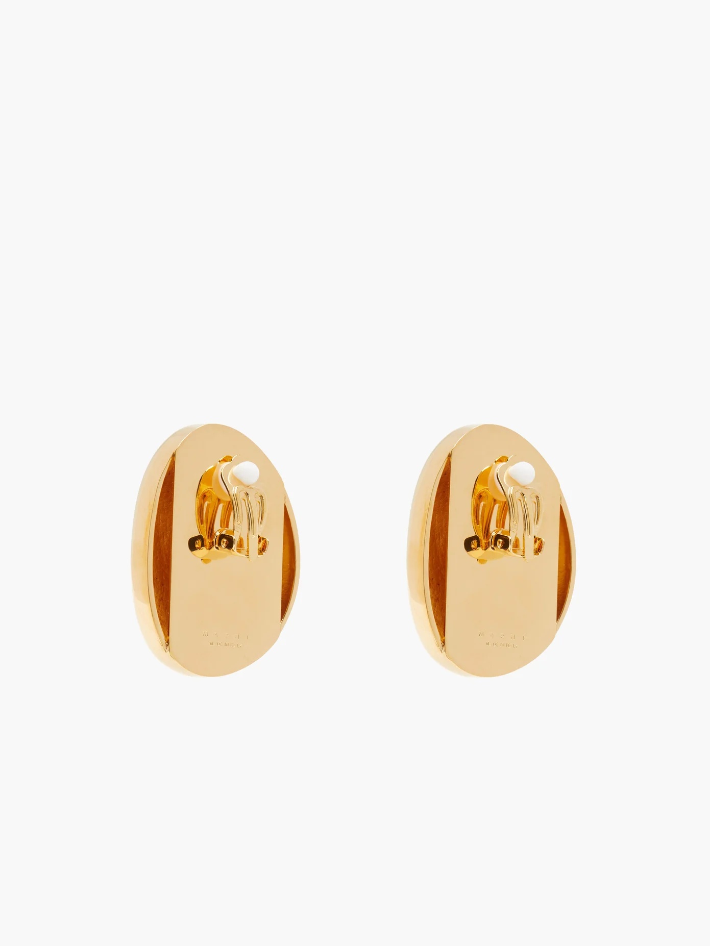 Dome-drop clip earrings - 3