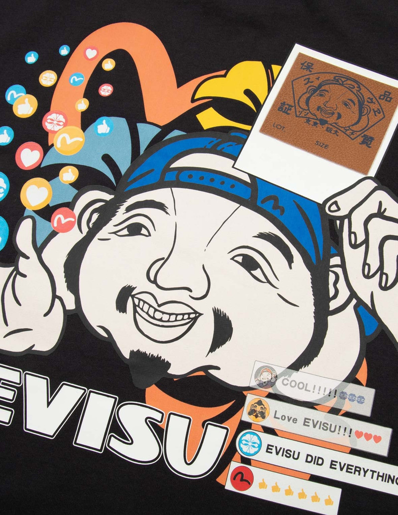 GODHEAD WITH SOCIAL MEDIA INSPIRED PRINT RELAX FIT T-SHIRT 7