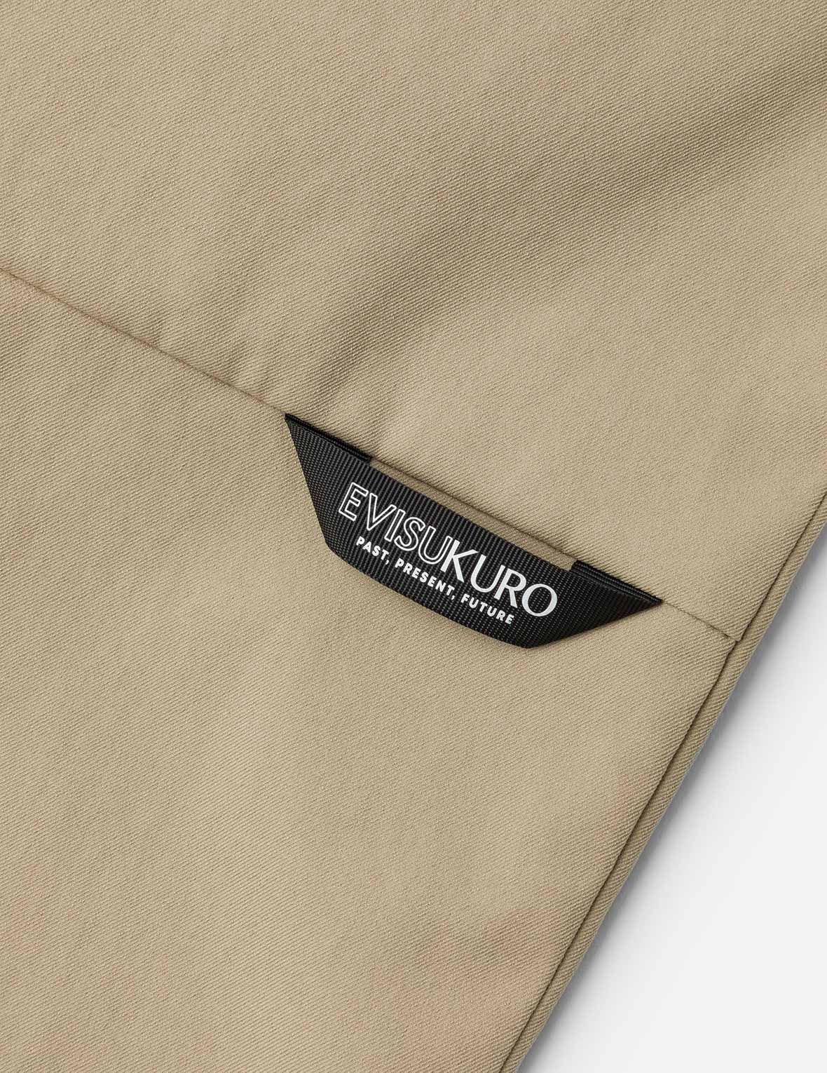 Logo Embroidery Relax Fit Chino Pants - 8