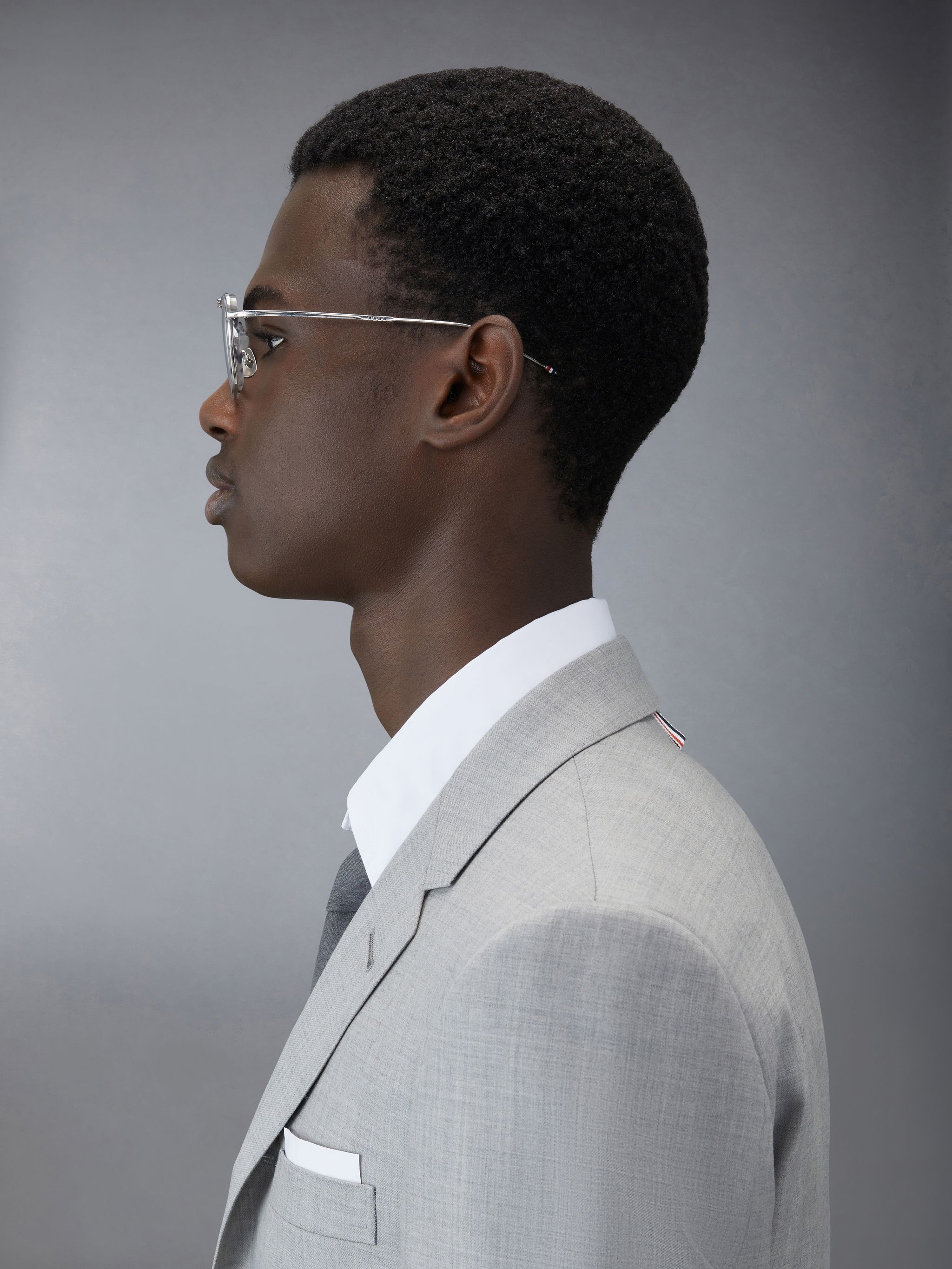 Acetate And Titanium Rectangular Aviator Eyeglasses - 3