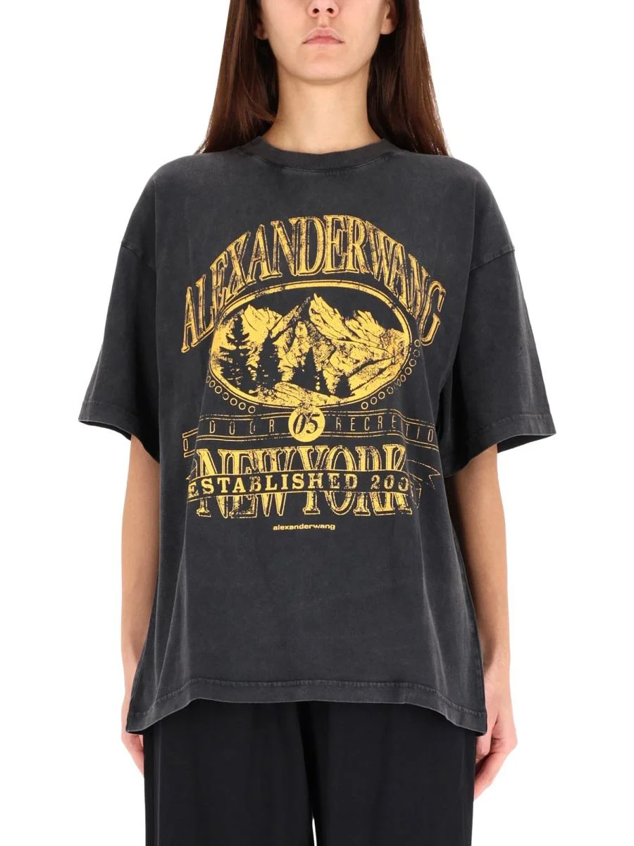 Alexander Wang T-Shirt With Print - 1