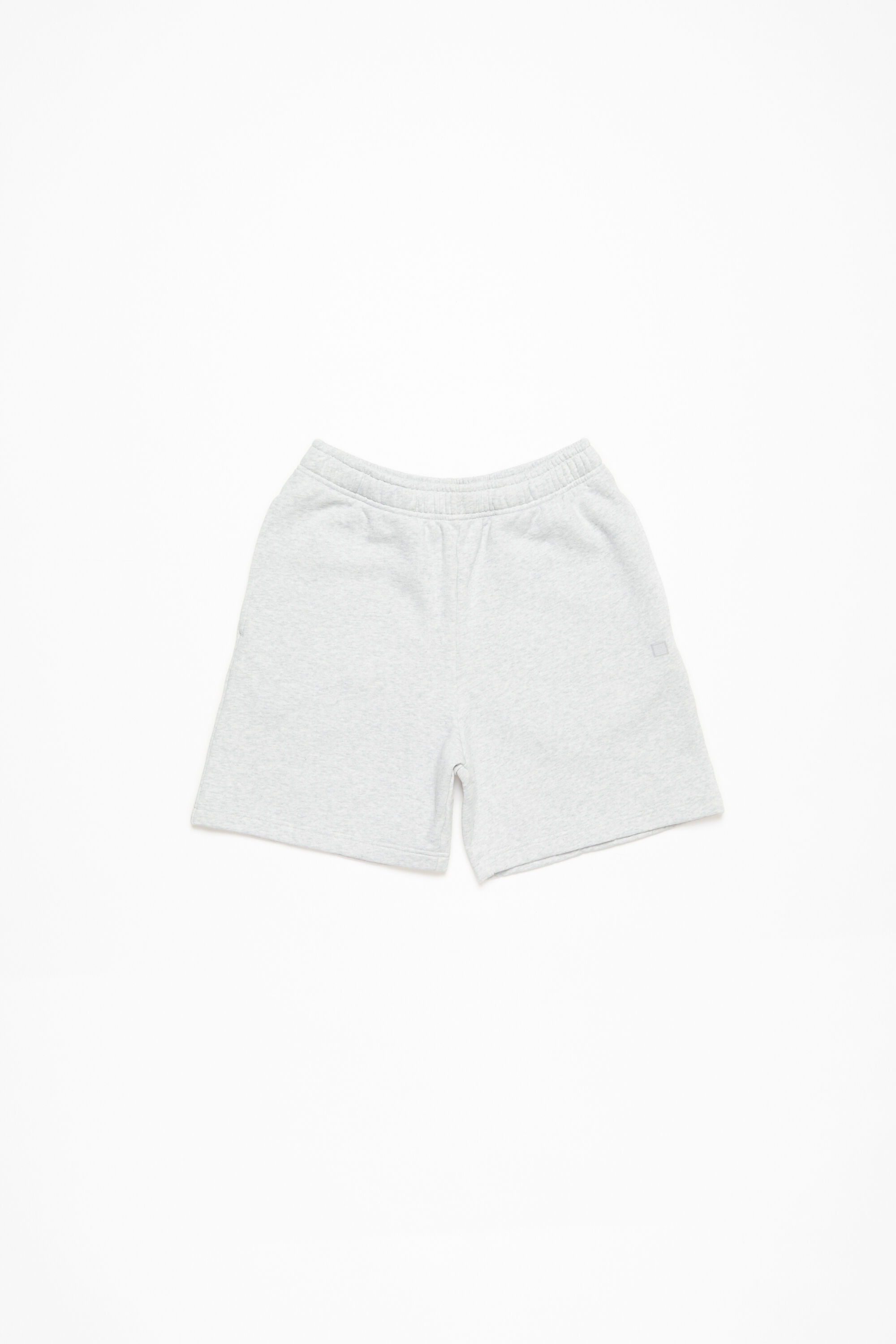 Cotton shorts - Pale Grey Melange - 7