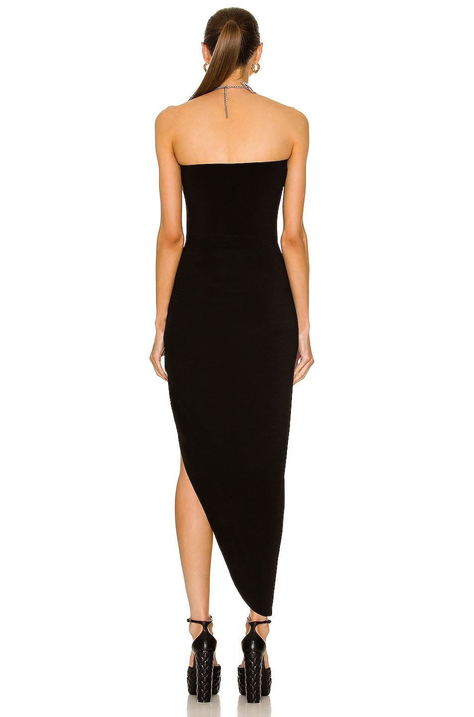 Strapless Side Drape Gown - 4