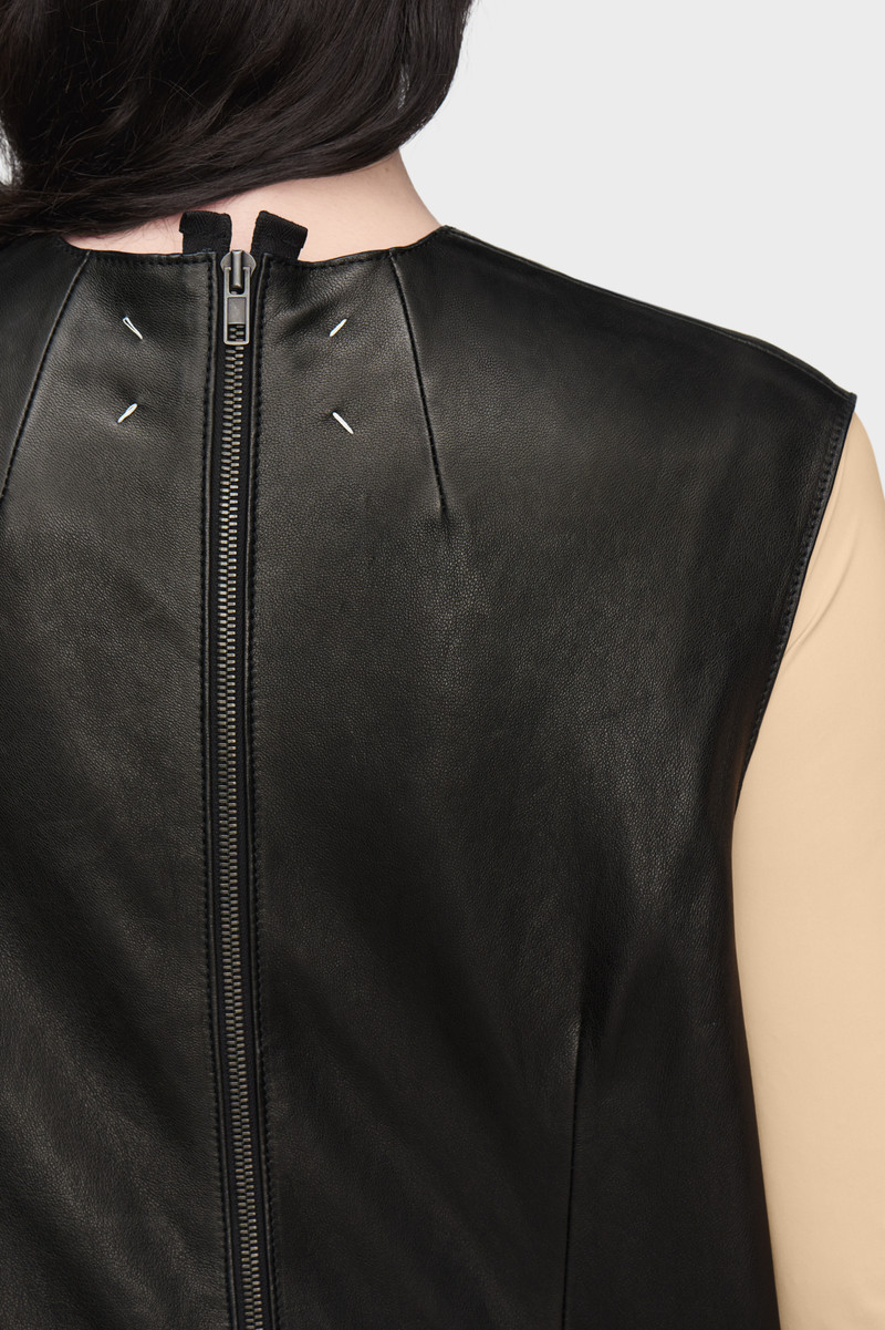 Leather Midi Dress 6