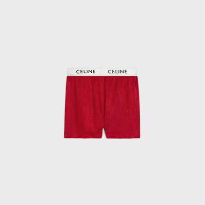 CELINE Celine boxers in shimmering silk cady outlook