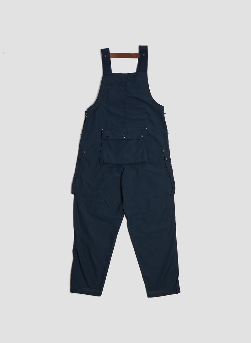 Naval Dungaree in Black Navy (Cotton Ripstop) 5