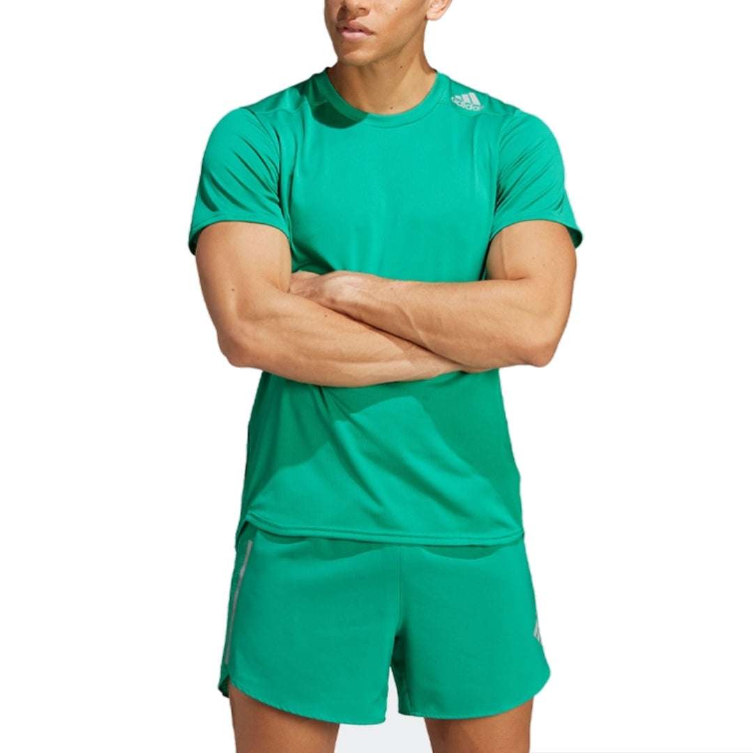 adidas Designed 4 Running T-Shirt 'Green' IB8942 - 3