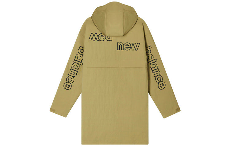 New Balance Casual Lifestyle Long Jacket 'Olive Green' AMJ11337-BEI - 2