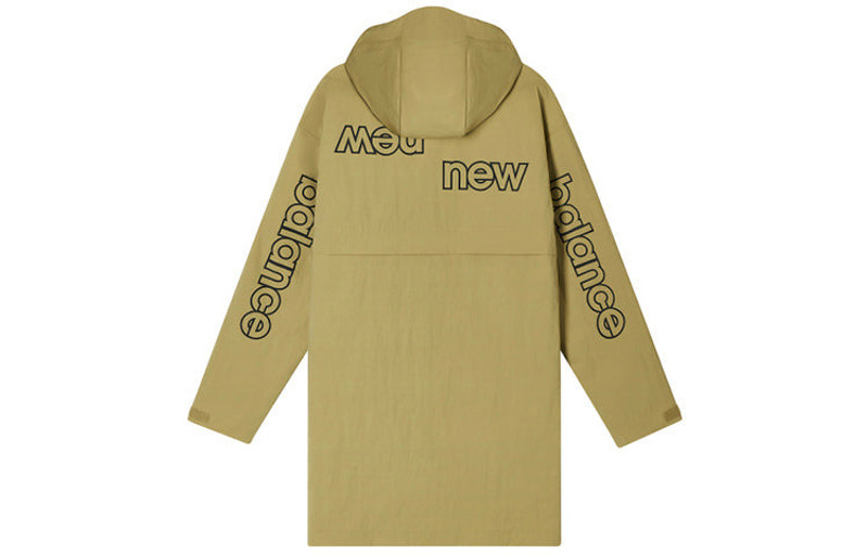 New Balance New Balance Casual Lifestyle Long Jacket 'Olive Green' AMJ11337-BEI outlook