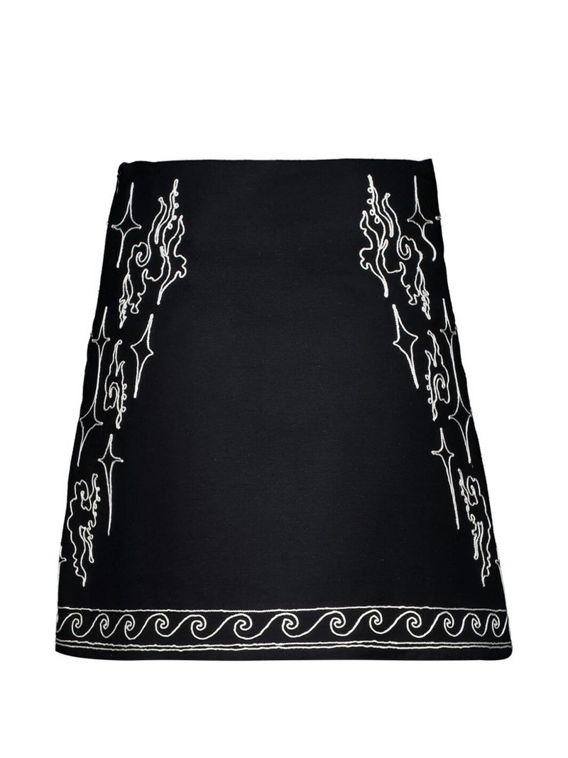 embroidery mini skirt 1