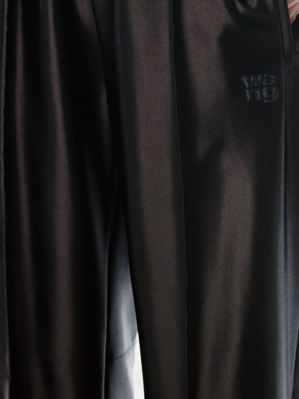 satin track pants - 5