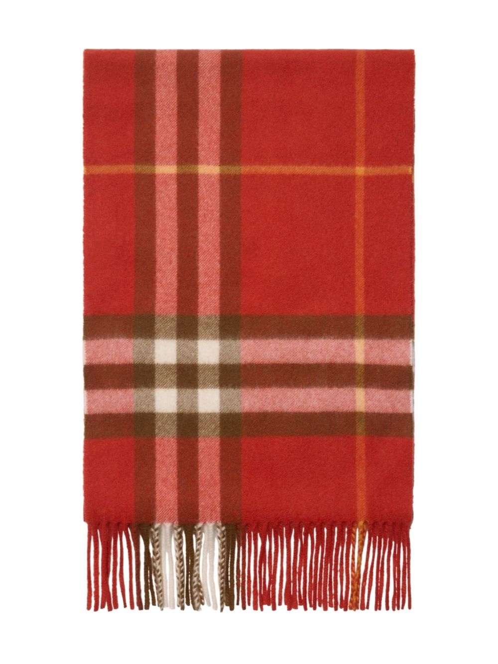 checked cashmere scarf - 2