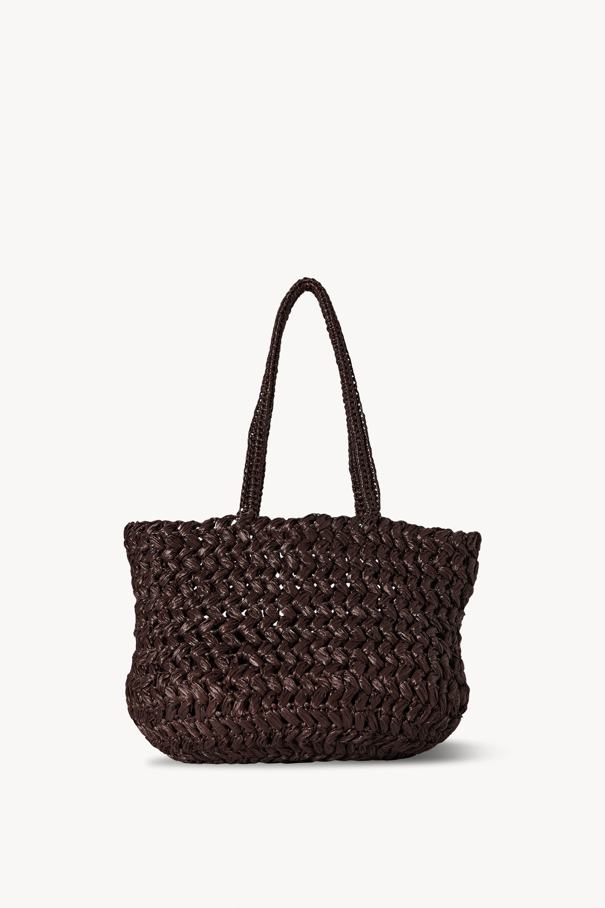 The Row Estelle Bag in Raffia | therow | REVERSIBLE