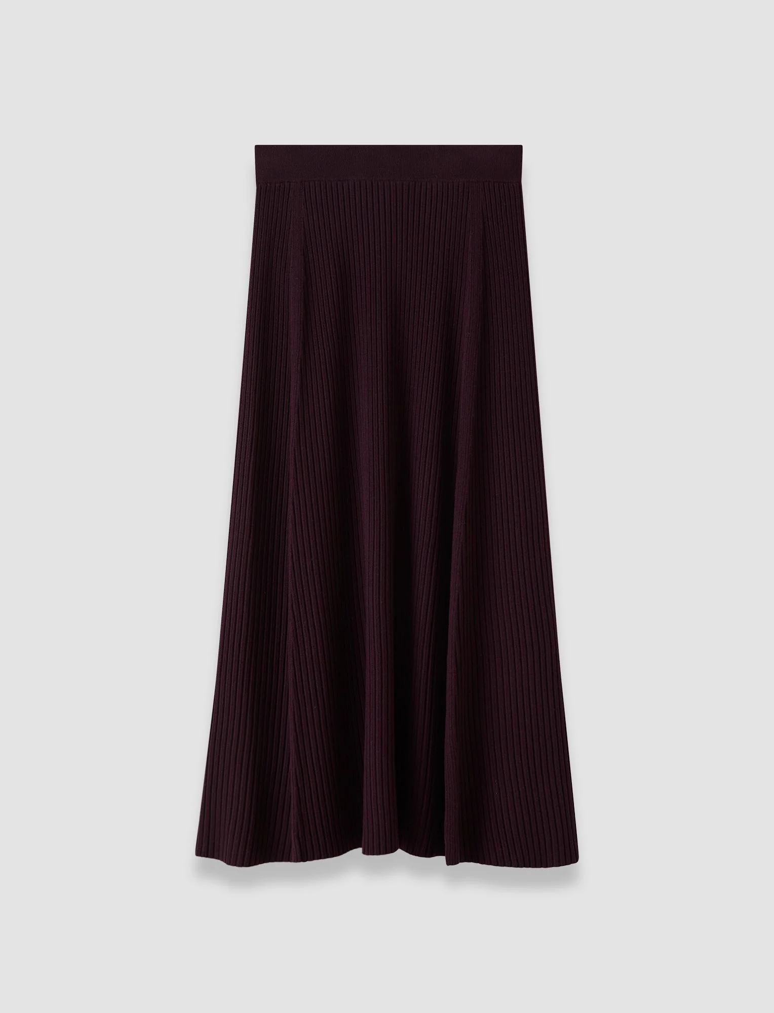 Hallie Merino Wool Rib Skirt - 1