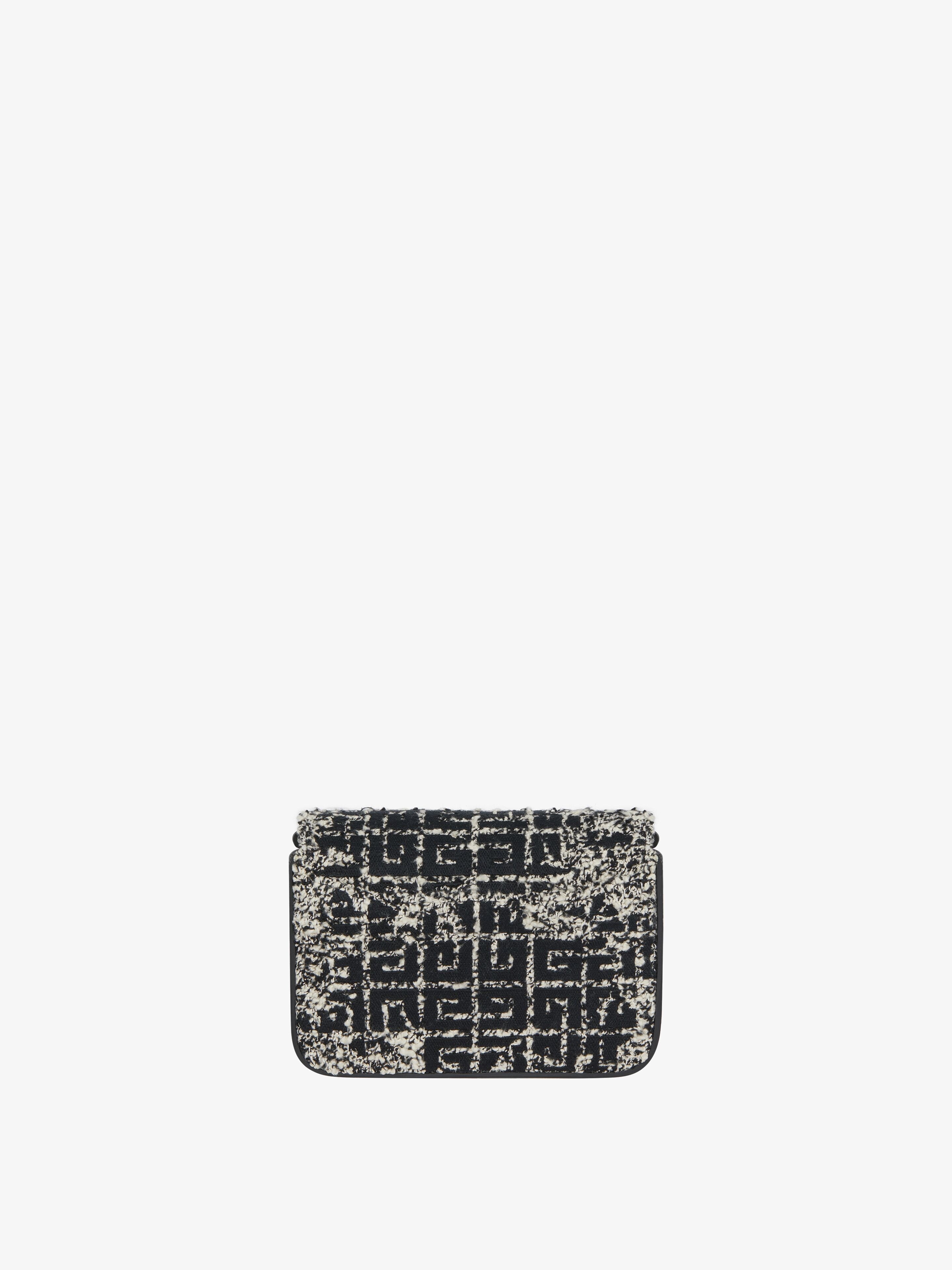 SMALL 4G BAG IN TWEED - 5
