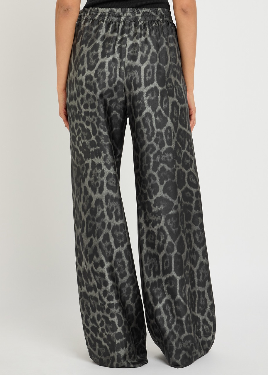 Stella Mccartney Leopard-print Silk Trousers - 3