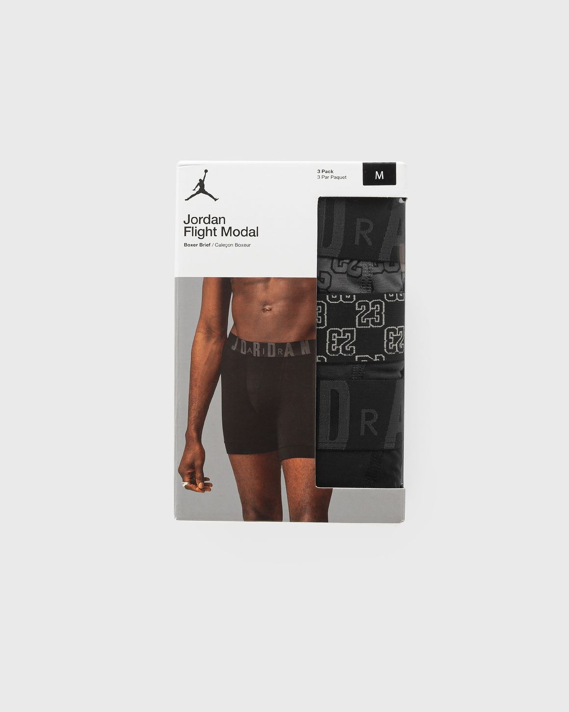FLIGHT MODAL 23 MONOGRAM 3PK BOXER/BRIEF - 1