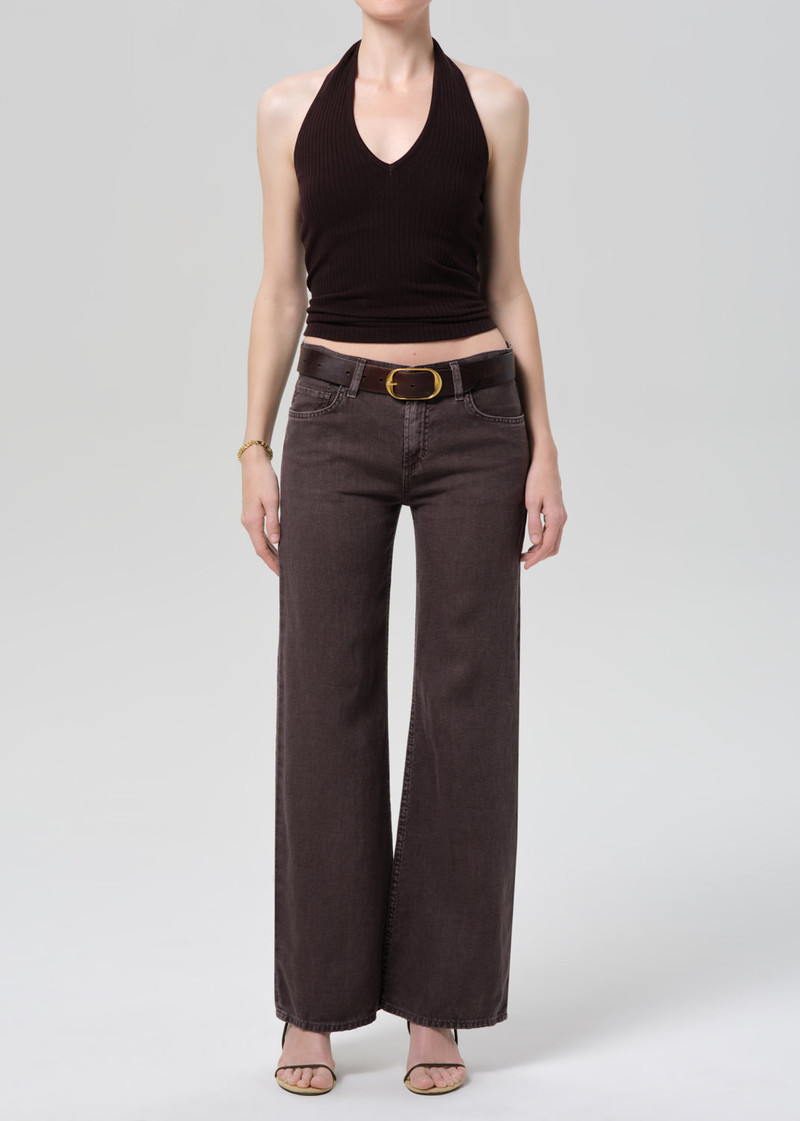 Nora Trouser Leg In Charcoal - 1
