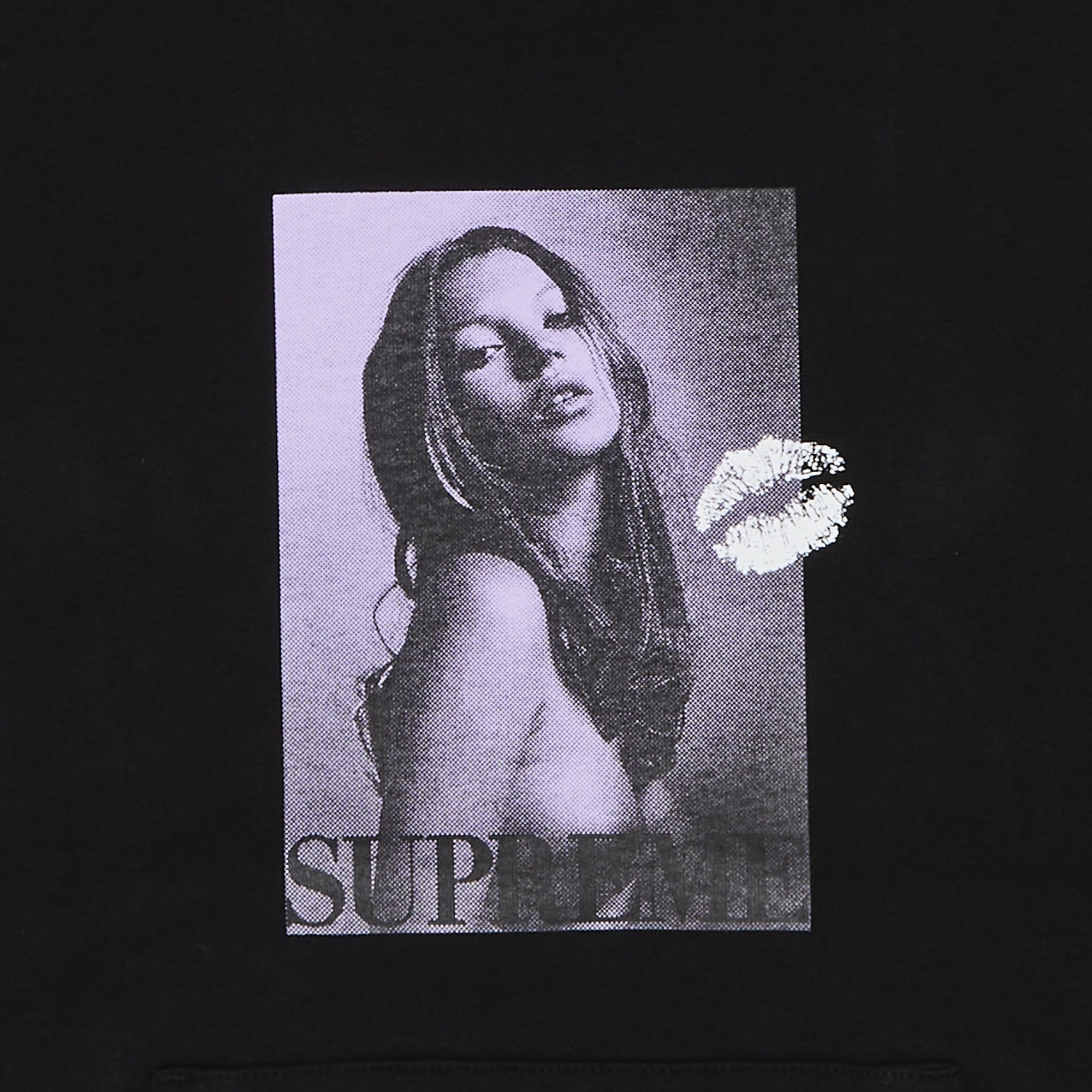 Supreme Kate Moss Hooded Sweatshirt 'Black' - 2