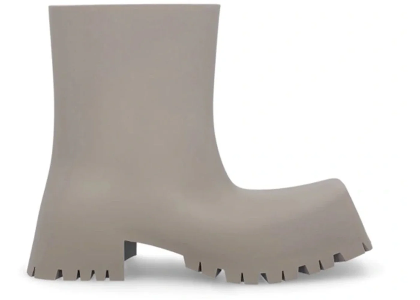 Balenciaga Trooper Rubber Boot Beige - 1