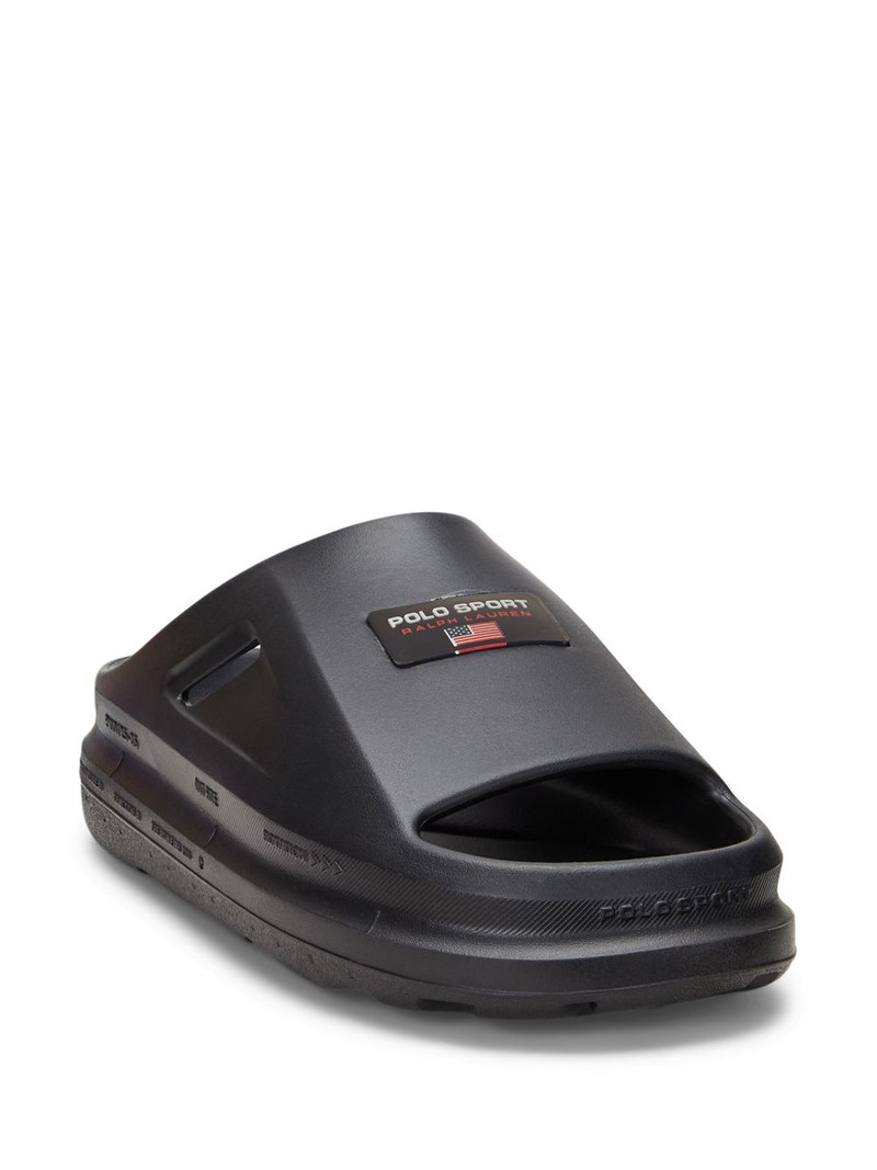 Polo Ralph Lauren logo-patch slides outlook