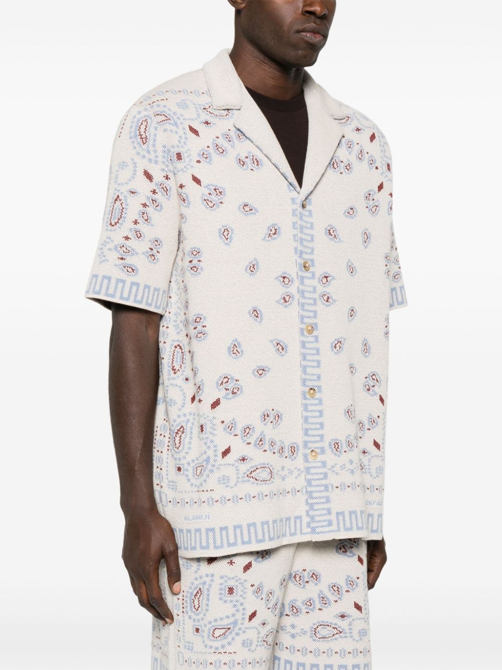 bandana-print shirt - 3