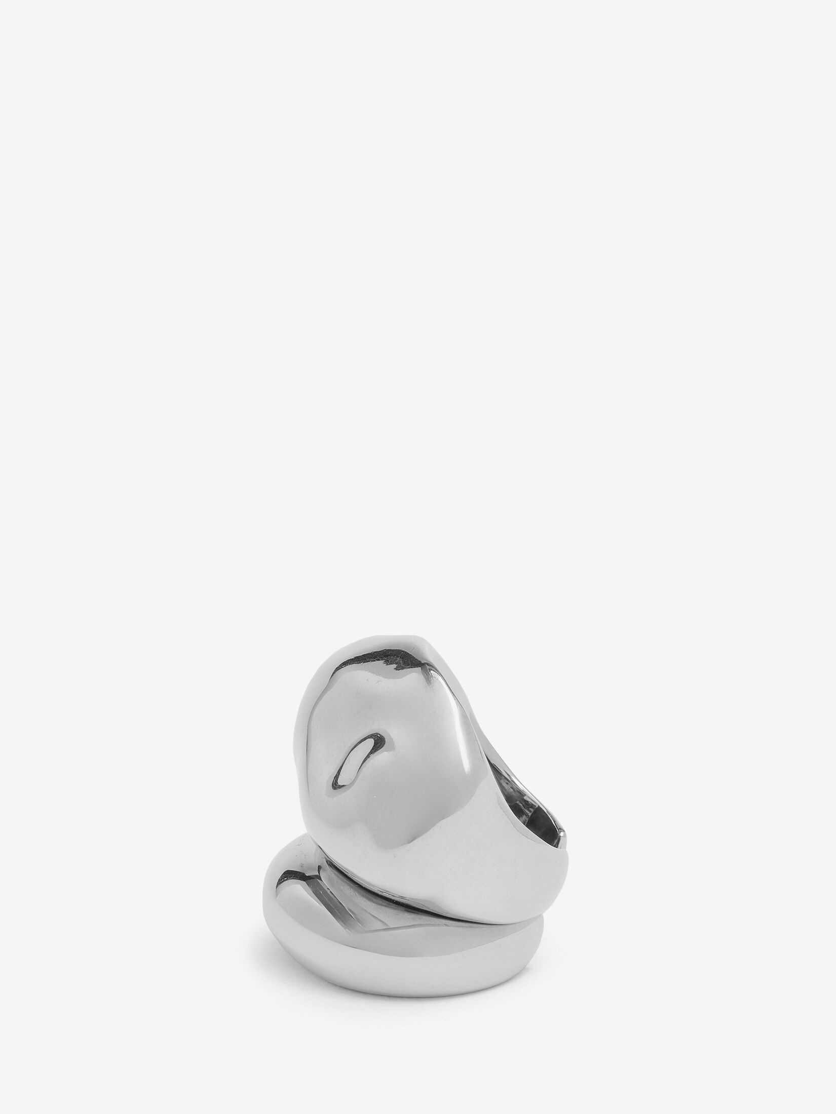 Women's Stacked Ring in Antique Silver - 2