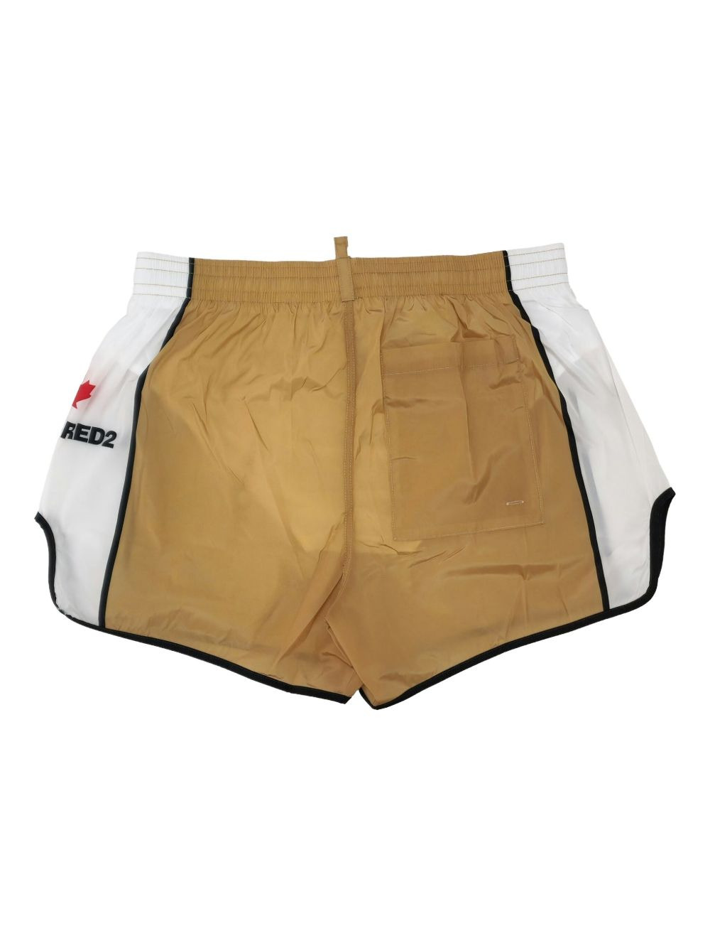 panelled drawstring swim shorts - 2