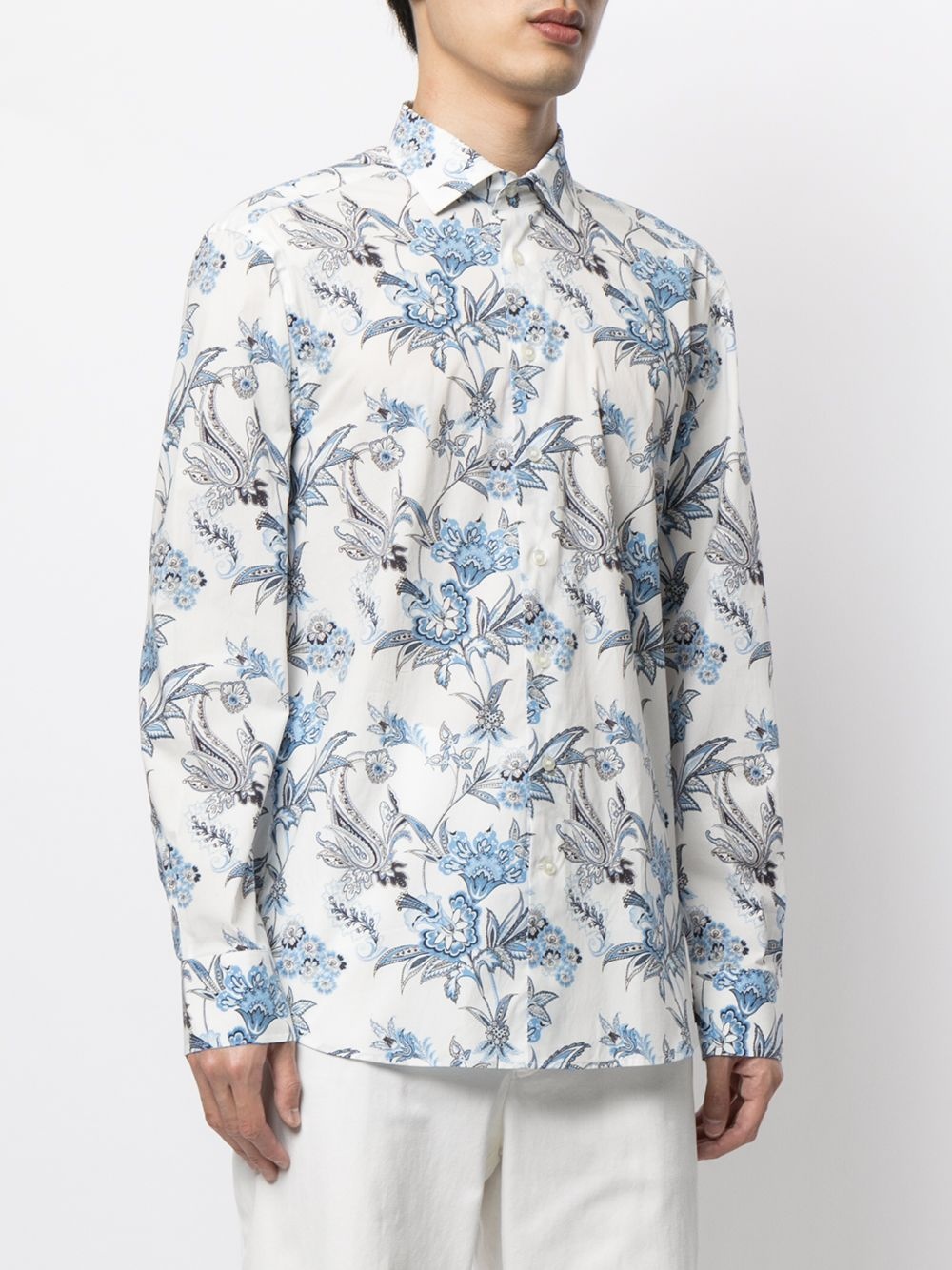 paisley floral-print shirt - 3