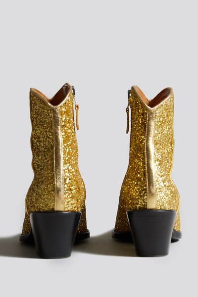 R13 ANKLE COWBOY BOOT - RUTILANT GOLD outlook
