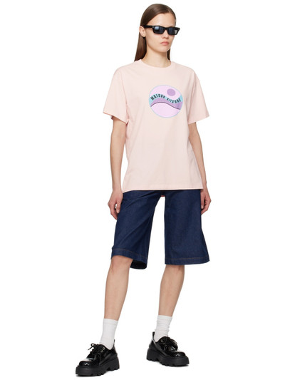 Maison Kitsuné Pink Pop Wave T-Shirt outlook
