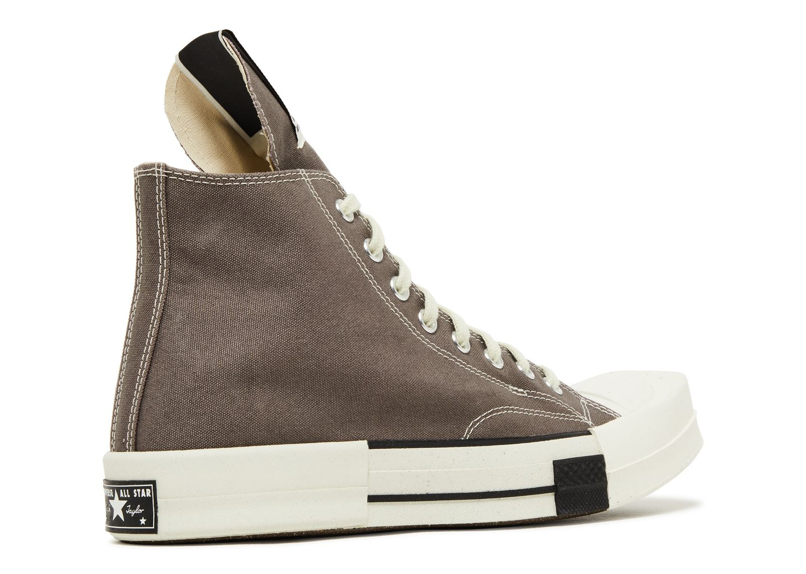 RICK OWENS X TURBODRK CHUCK 70 LACELESS 'IRON' - 3