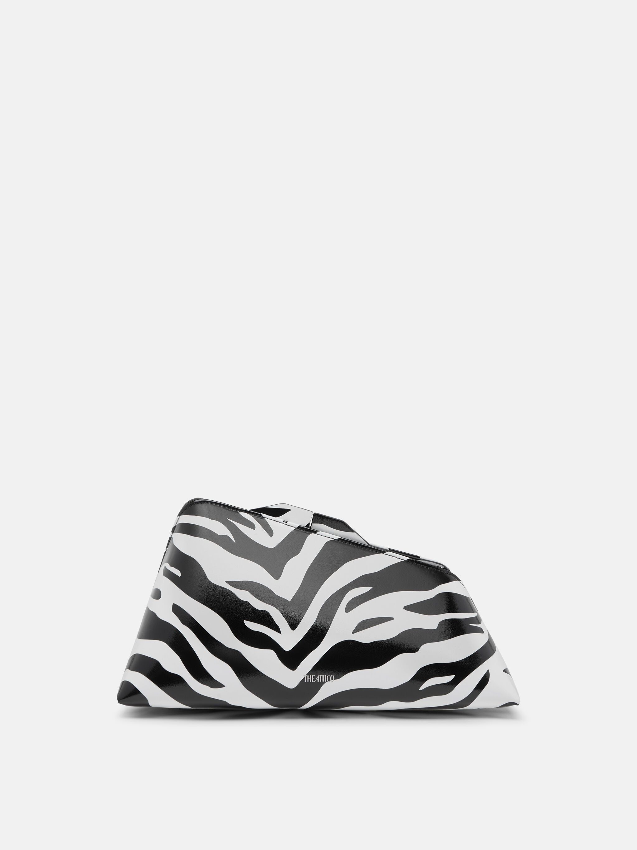''8.30PM'' BLACK AND WHITE OVERSIZED CLUTCH - 1