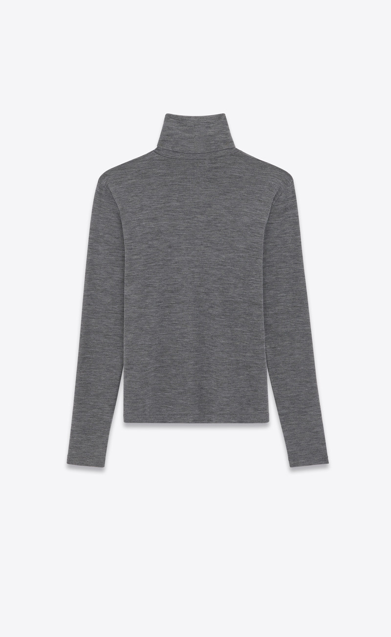 SAINT LAURENT cassandre turtleneck outlook