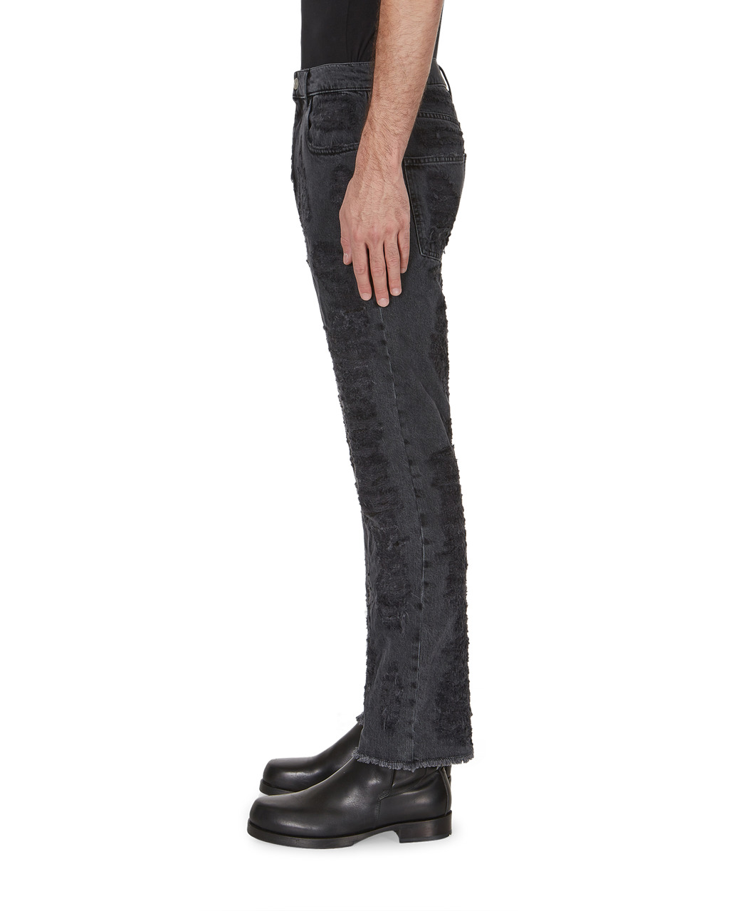 DESTROYED EMBROIDERY JEAN - 4